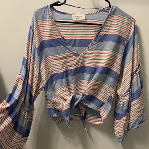 Cute cropped summer shirt